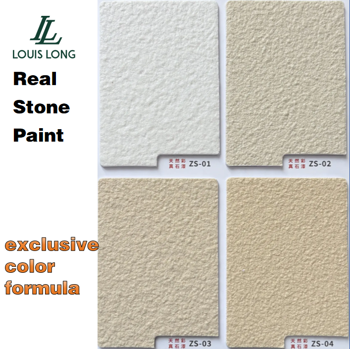 Waterproof Real Stone Topcoat Clear Acrylic Liquid Coating Transparent Protective Coating Exterior Wall Texture Paint Flat